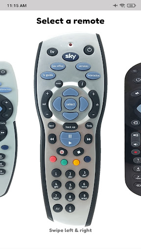 Android application Remote For SKY Q HD BOX UK/Ger screenshort