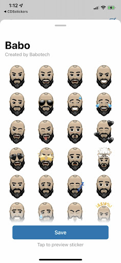Android application CDSstickers screenshort