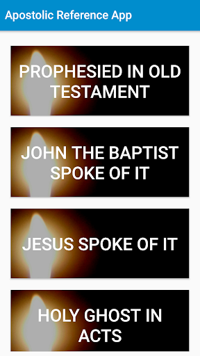 Apostolic Resource App Screen 3