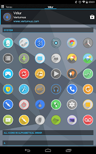 Velur - Icon Pack Capture d'écran