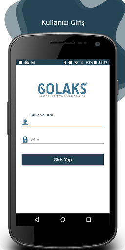 Android application Golaks RFID Sayım screenshort