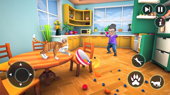 Naughty Bad Cat Vs Granny Game 2
