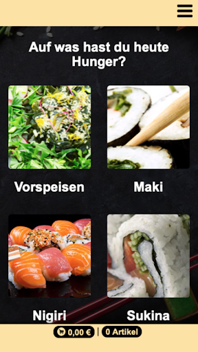 Sukina Sushi Screen 2