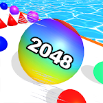 Cover Image of ดาวน์โหลด Color Ball 2048 Roll Run 3D - Balls Match & Merge 1.0 APK
