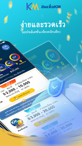 Android application สินเชื่อKM -ได้เงิน ไม่ยุ่งยาก screenshort