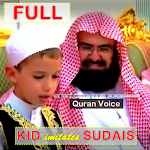 Cover Image of Télécharger Sudais Quran Full Audio Offline In Kid's Voice  APK