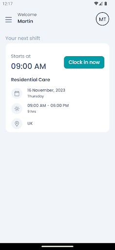 Android application Civica MyDay screenshort