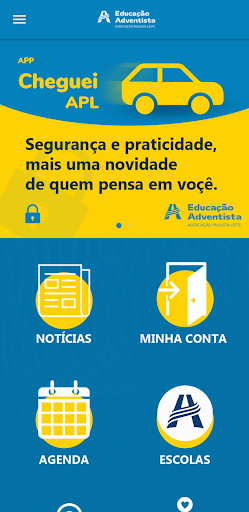 Android application Cheguei APL screenshort