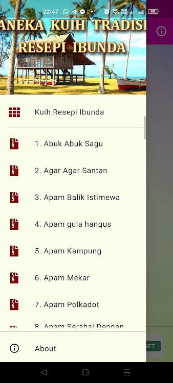 Aneka Kuih Resepi Ibunda - 3.2.7 - (Android)