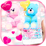 Love Teddy Bear Keyboard Theme Sweet Love icon