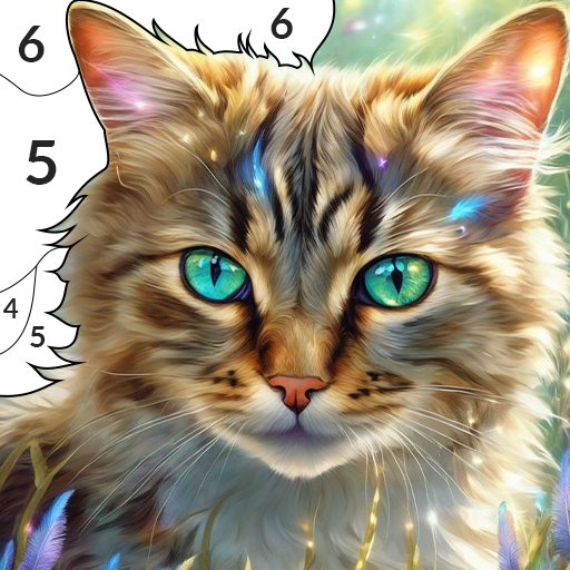 Cat Paint by Number logo
