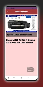 Epson L1455 Series Guide