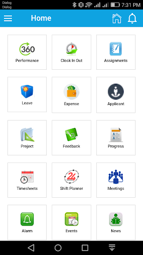 Interact HRMS Screen 2