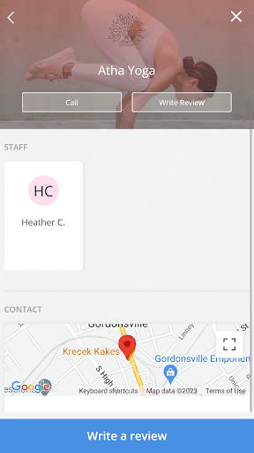 Android application Atha Yoga VA screenshort
