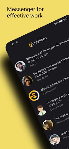 Android application Freelancehunt Messenger screenshort