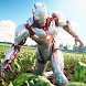 Superhero Iron Farming Man
