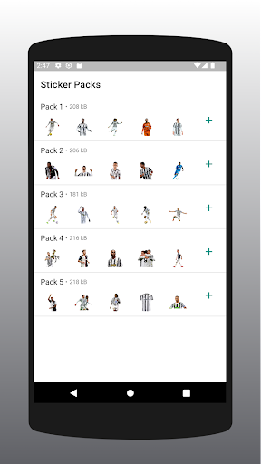 Android application Juventus Stickers screenshort