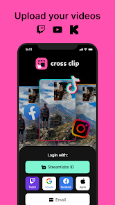 Captura de Pantalla 1 Cross Clip: Edit, Post, Grow android
