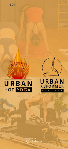 Android application Urban HotYoga ReformerPilates screenshort