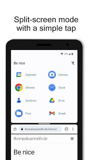Be nice - a tiny app launcher Screen 2