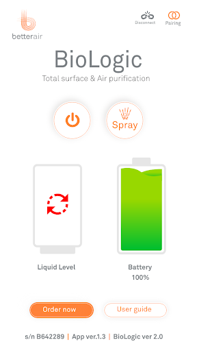 Android application Better Air - biologic screenshort