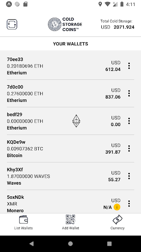 Android application Blockchain Mint screenshort