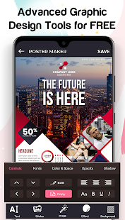 Скачать игру Poster Maker, Flyer, Banner Maker, Graphic Design для Android бесплатно