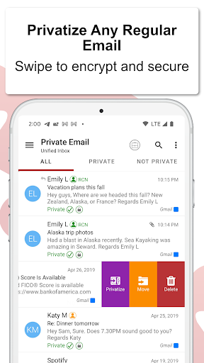 EPRIVO Encrypted Email & Chat screenshot 5