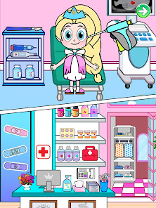 Imágen 4 Princess Town: Hospital Games android