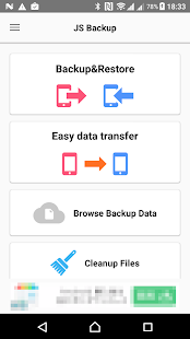 JS Backup – Restore & Migrate Screenshot