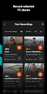 Zattoo - TV Streaming App Varies with device APK screenshots 5