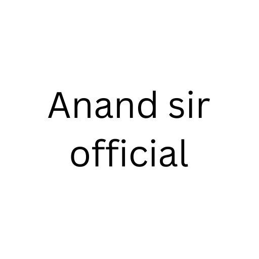 Anand sir official logo