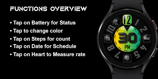 [SSP] - Bold Analog Watch Face Screenshot