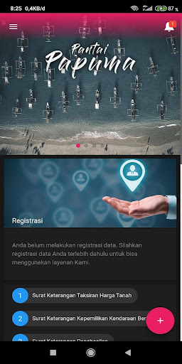Android application Layanan Masyarakat Jember screenshort