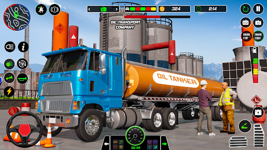 US Oil Tanker Cargo Truck Sim