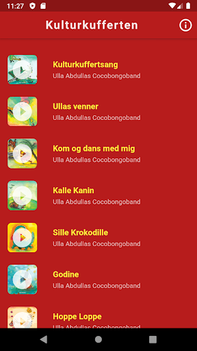 Android application Kulturkufferten screenshort