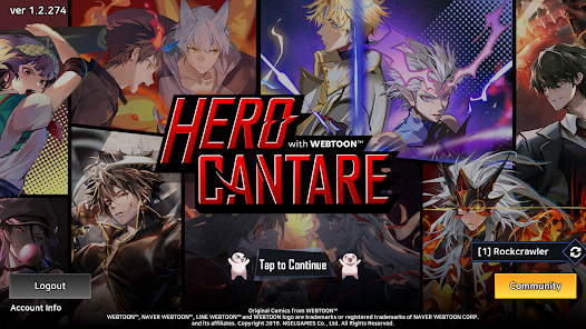 Hero Cantare with WEBTOON™  screenshots 2