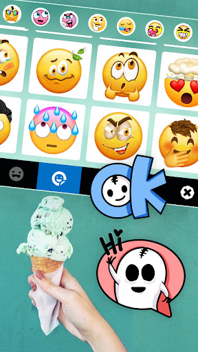 Peppermint Ice Cream Keyboard Screen 3