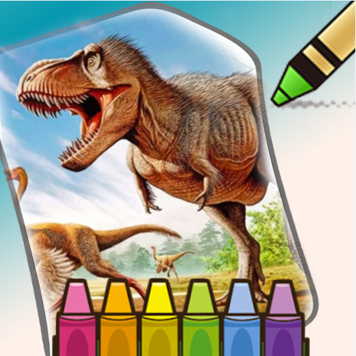 COLORBIT  DINOSAURS - Adult Coloring Pages