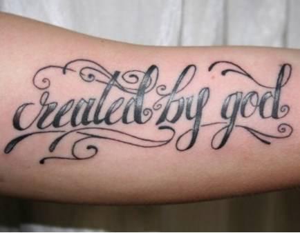 Art Lettering Tatto