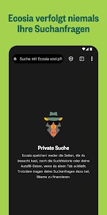 Ecosia. Nachhaltiger Browser Screenshot