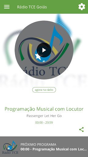 Android application Rádio TCE Goiás screenshort