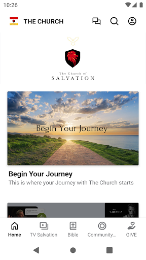 Android application The Church of Salvation screenshort