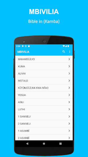 Android application Mbivilia ya kikamba offline screenshort