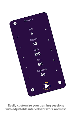 Simple Interval Timer Screen 3