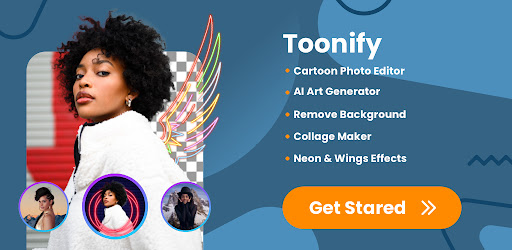 Android application Toonify: Cartoon AI Art Editor screenshort
