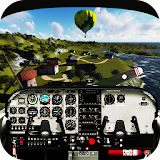 Pilot in Airplane Boeing Sim icon