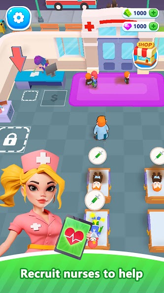 Mini Hospital-Healing Heroes 1.2.2 APK + Mod (Remove ads / Mod speed) for Android