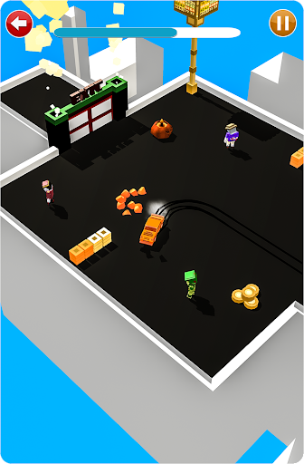 Zombie Halloween Car Drift