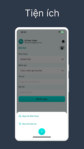 Đổi Thẻ Cào Online Screen 3